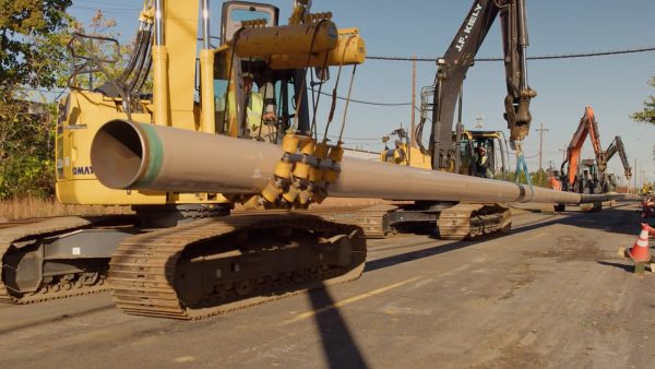 Upgrading Gas Lines in a Busy Urban Environment