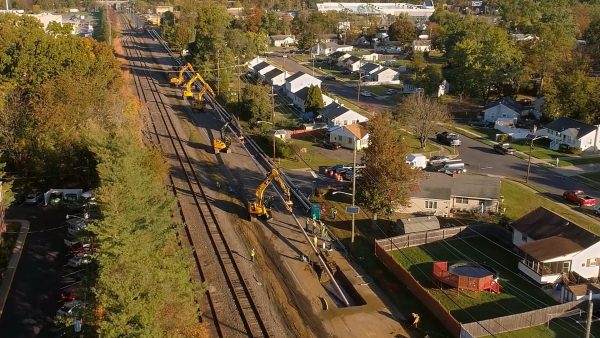 Upgrading Gas Lines in a Busy Urban Environment
